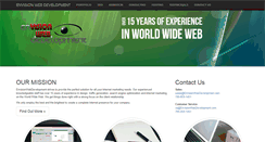 Desktop Screenshot of envisionwebdevelopment.com
